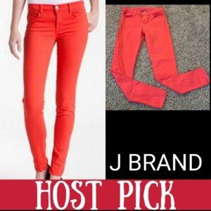 J BRAND 28 Super Skinny Lipstick Jeans